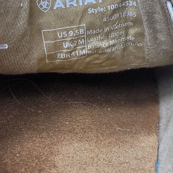 ARIAT Cruiser Womens Slip On Size 9.5 Copper Blanket Embossed Shoes - Picture 9 of 10